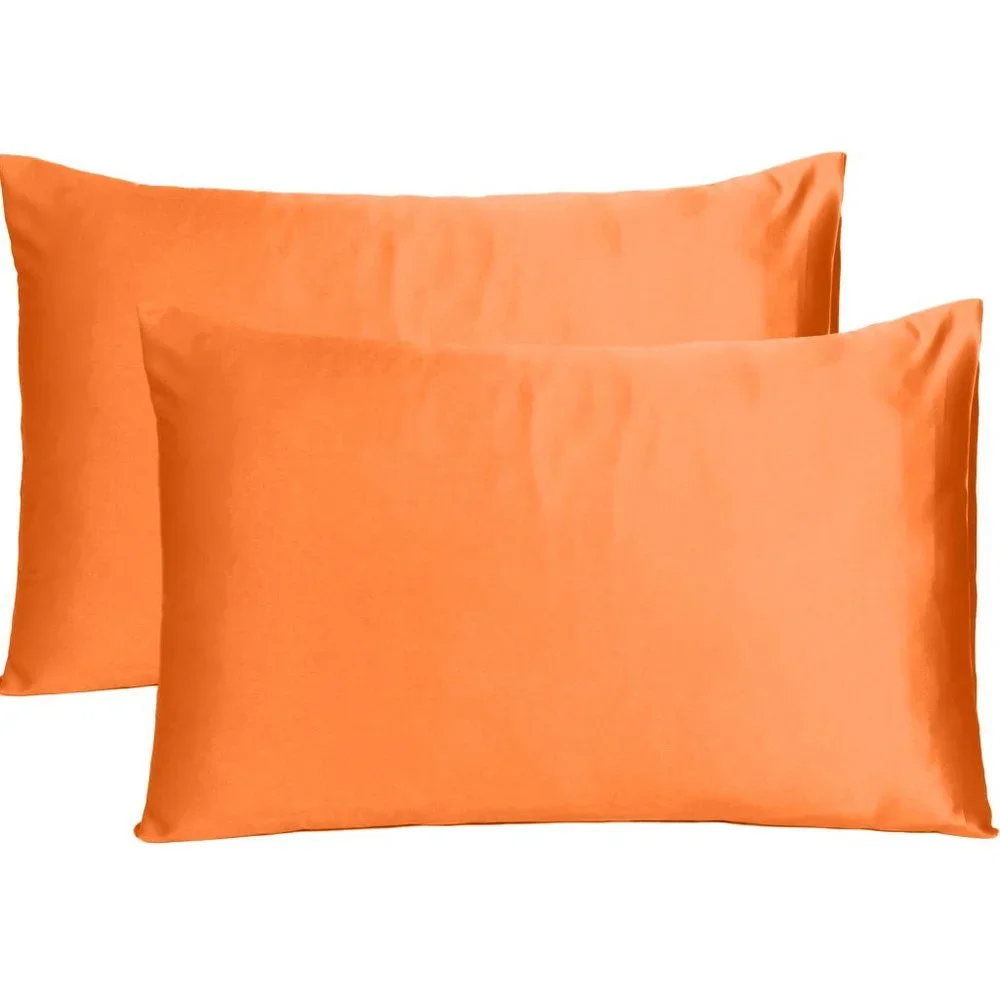 Oussum Satin Pillowcase for Hair and Skin Luxury Silky Soft Pillow Case Set of 2